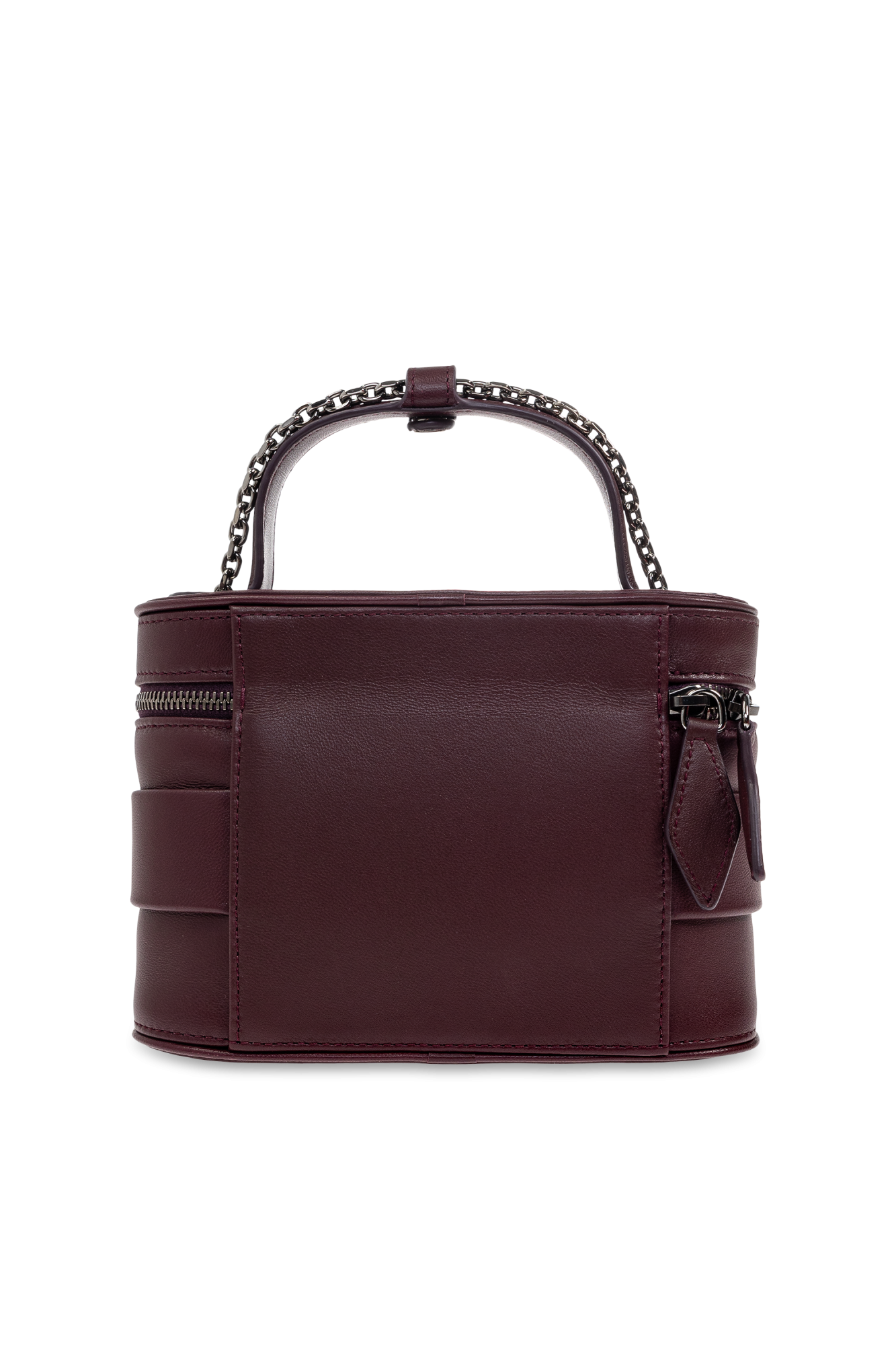 【関税&送料込】Roger Vivier Leather Vanity Bag Bordeaux Burgundy Handbag `Vanity Tr s Vivier Micro` Roger Vivier